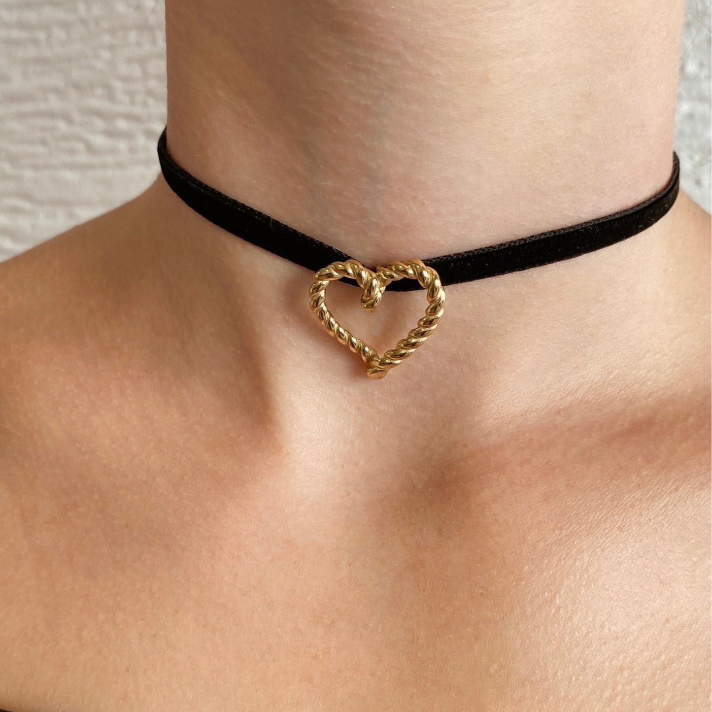 Naszyjnik Stal Chirurgiczna  Mesini Choker Premium LOVE